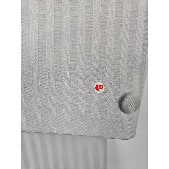 Falcone Longline Boy's Blazer 90s Suit Jacket 20R Pinstripe Gray - Picture 6 of 10